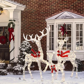 Christmas Outdoor Decorations LED Reindeer Garden Display
