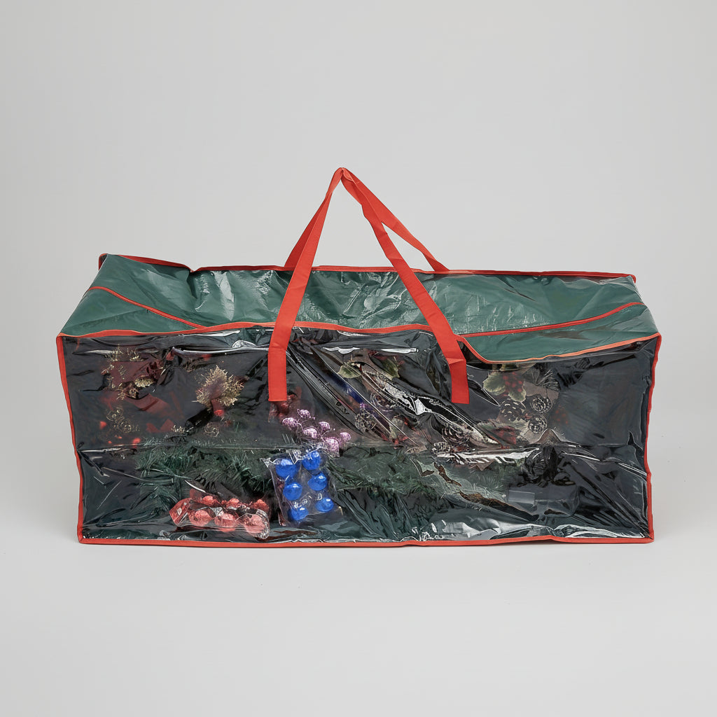 Bolsa de Armazenamento para Árvore de Natal Organizador de Plástico Impermeável Resistente