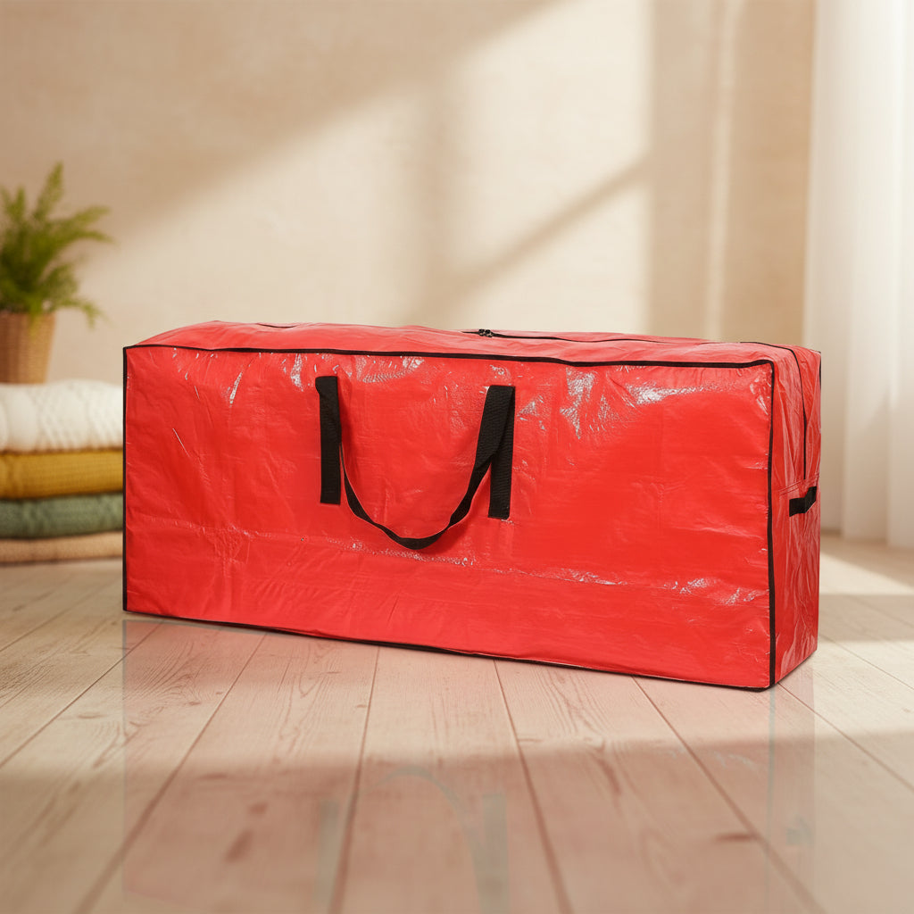 Bolsa de Armazenamento para Árvore de Natal Organizador de Plástico Impermeável Resistente