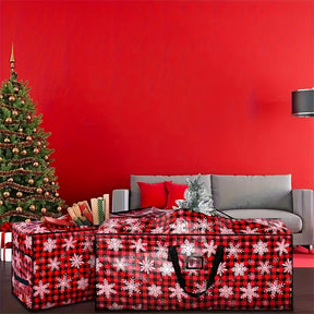 Bolsa de Armazenamento para Árvore de Natal Organizador de Plástico Impermeável Resistente