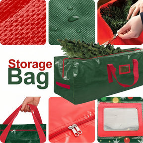 Bolsa de Armazenamento para Árvore de Natal Organizador de Plástico Impermeável Resistente