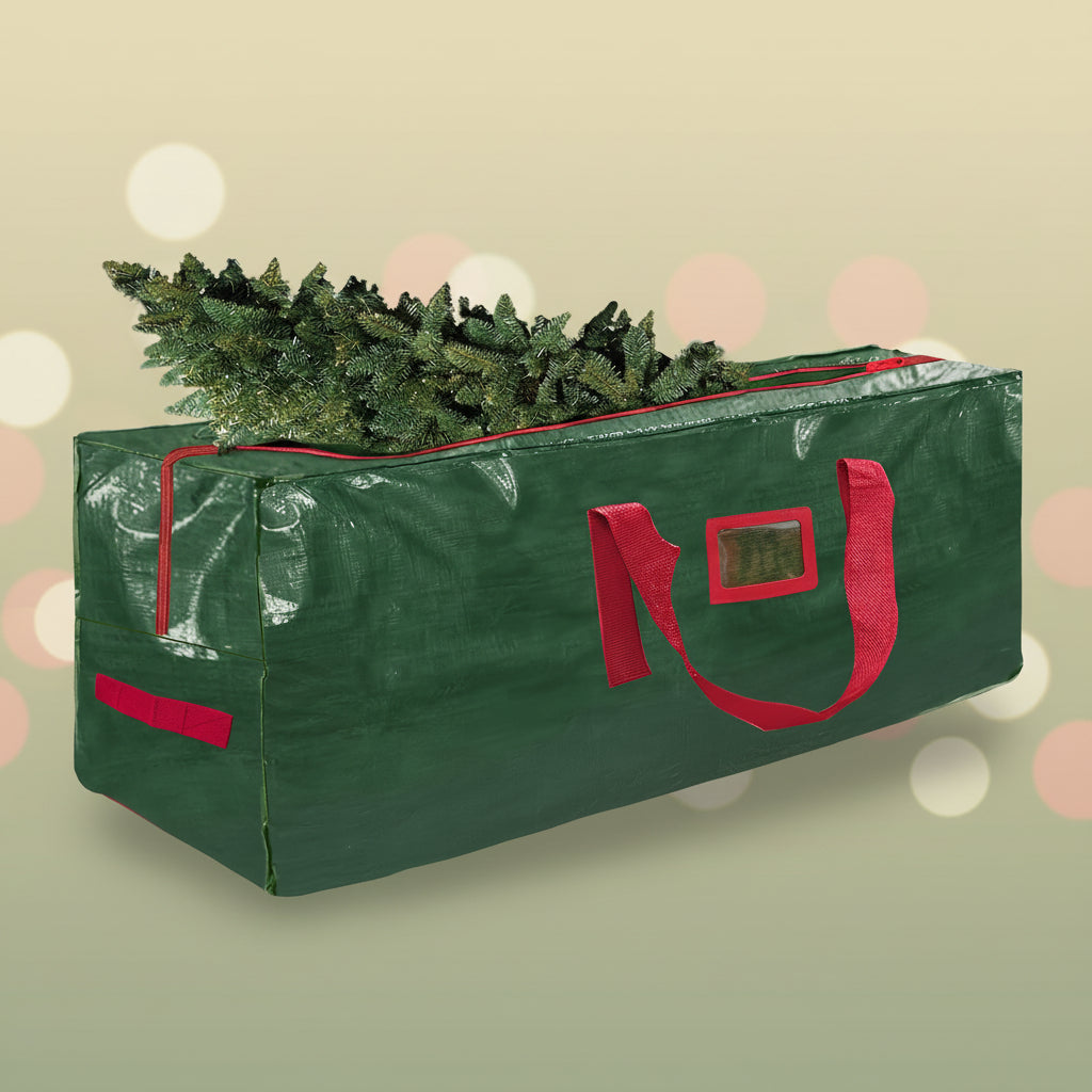 Bolsa de Armazenamento para Árvore de Natal Organizador de Plástico Impermeável Resistente