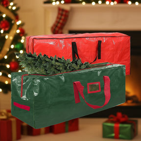 Bolsa de Armazenamento para Árvore de Natal Organizador de Plástico Impermeável Resistente