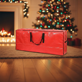Bolsa de Armazenamento para Árvore de Natal Organizador de Plástico Impermeável Resistente