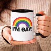 Coffee Mug Color Changing Heat Sensitive Ceramic Gag Gift