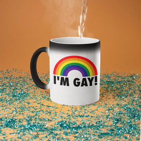 Coffee Mug Color Changing Heat Sensitive Ceramic Gag Gift