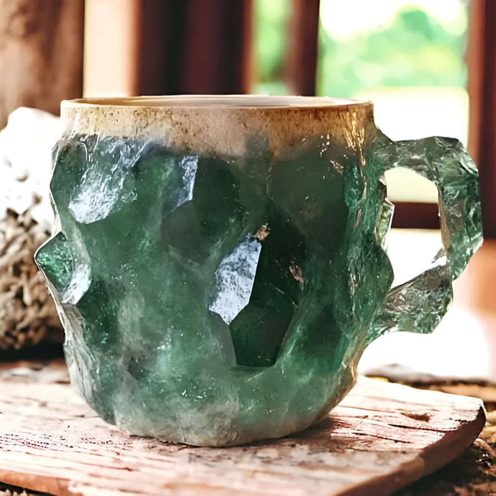Caneca de Café Estilo Pedra Decorativa