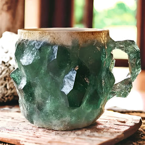 Caneca de Café Estilo Pedra Decorativa