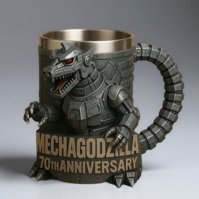 Caneca de Café Figura de Monstro Escultura em Cerâmica 3D