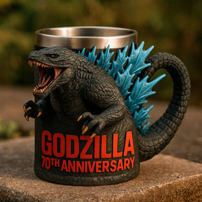 Caneca de Café Figura de Monstro Escultura em Cerâmica 3D