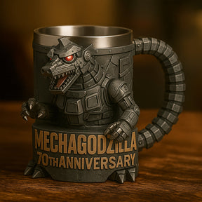 Caneca de Café Figura de Monstro Escultura em Cerâmica 3D