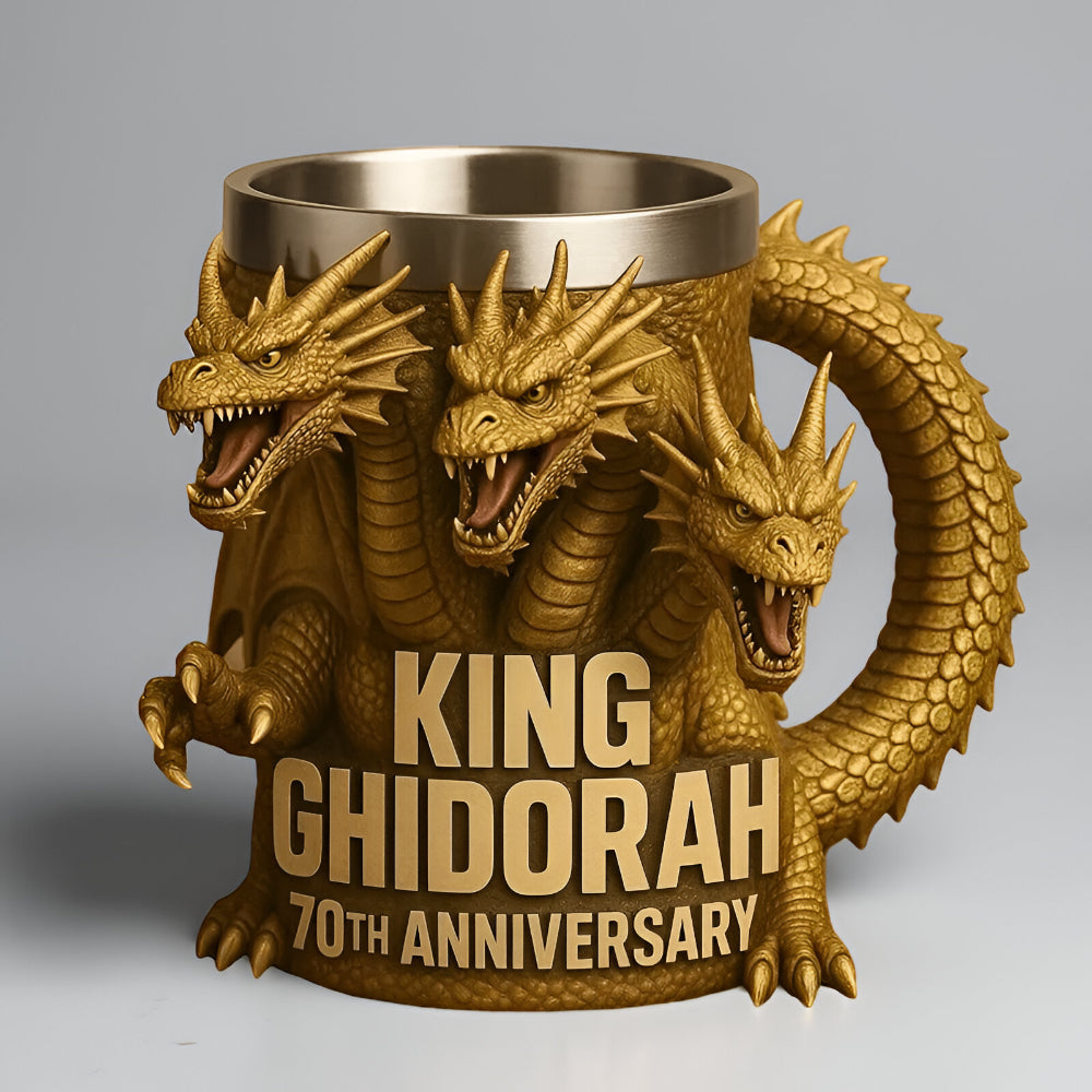 Caneca de Café Figura de Monstro Escultura em Cerâmica 3D
