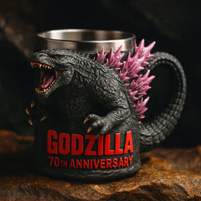 Caneca de Café Figura de Monstro Escultura em Cerâmica 3D