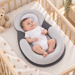 Almofada Ergonômica para Bebê com Design de Apoio para Alívio de Cólicas