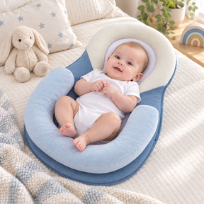 Almofada Ergonômica para Bebê com Design de Apoio para Alívio de Cólicas
