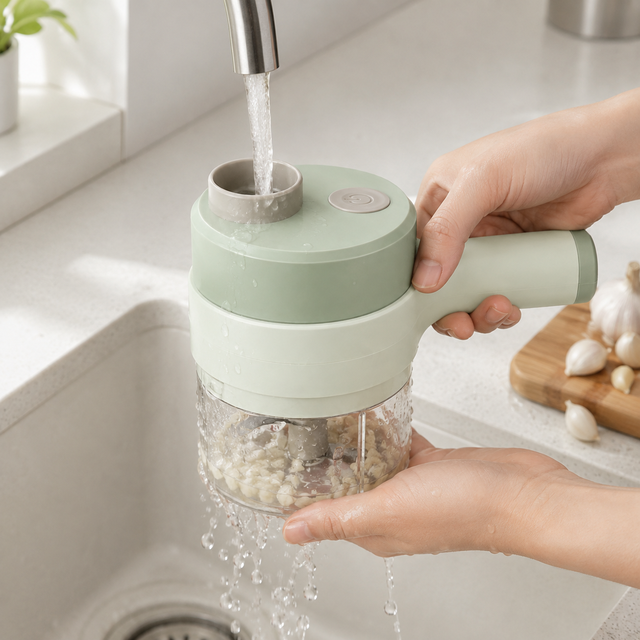 Fatiador de Legumes Elétrico de Design Compacto para Preparo Fácil de Alimentos