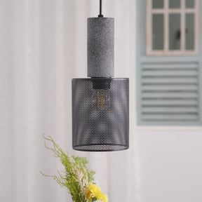 Luminária Pendente de Concreto Urbano | Lâmpada LED Suspensa Industrial