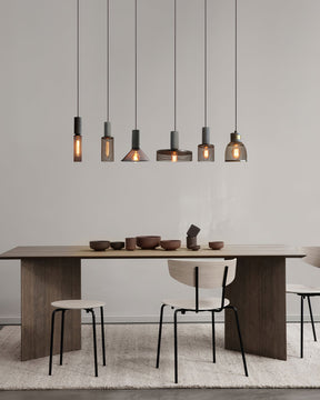 Luminária Pendente de Concreto Urbano | Lâmpada LED Suspensa Industrial