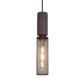 Luminária Pendente de Concreto Urbano | Lâmpada LED Suspensa Industrial