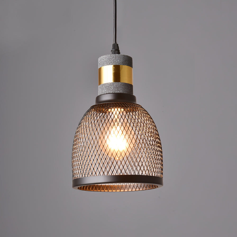 Luminária Pendente de Concreto Urbano | Lâmpada LED Suspensa Industrial