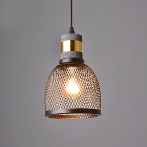 Luminária Pendente de Concreto Urbano | Lâmpada LED Suspensa Industrial