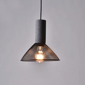 Luminária Pendente de Concreto Urbano | Lâmpada LED Suspensa Industrial