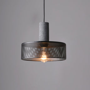Luminária Pendente de Concreto Urbano | Lâmpada LED Suspensa Industrial
