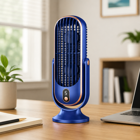 Battery-Operated Desktop Fan - USB Portable Cooling Fan for Home & Office