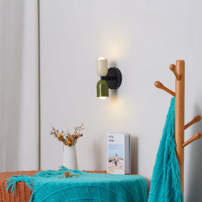 Colorful Bedside Wall Lamp | Nordic Macaron Wall Light