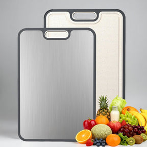 Cutting Board Double Sided Metal Kitchen Prep Board