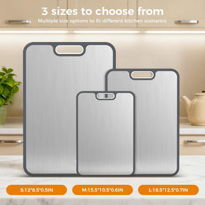 Cutting Board Double Sided Metal Kitchen Prep Board