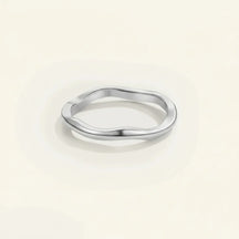 Gold Stacking Ring Minimalist Stainless Steel Band Everyday Wear