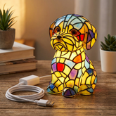 Table Lamp Modern Resin Figurine Ambient Light Home Decor