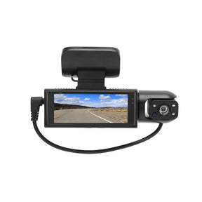 Câmera Veicular Dupla 1080P Gravador de Direção com Monitor de Estacionamento