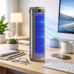 Ventilador de mesa portátil tipo torre