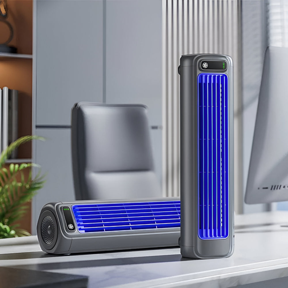 Ventilador de mesa portátil tipo torre