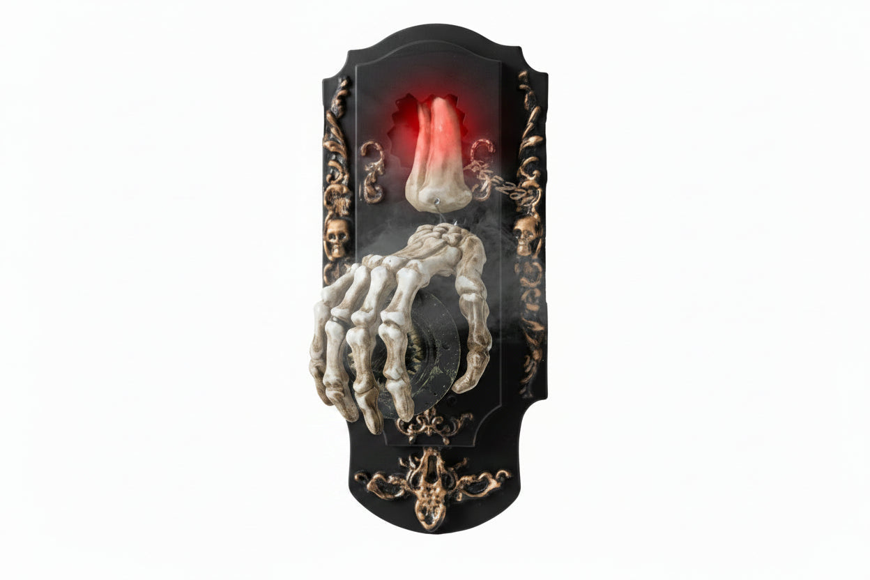 Motion-Sensor Halloween Doorbell Prop with Sound and Light Effects