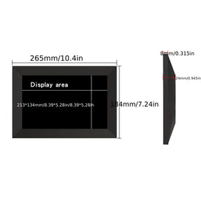Porta-Retrato Digital WiFi com Tela Touchscreen HD de Mesa ou Parede