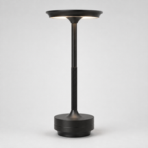 Luminária de Mesa Metálica Sem Fio com Intensidade Regulável e Design Moderno