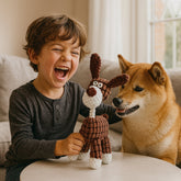 Brinquedo para cachorro corda animal com apito