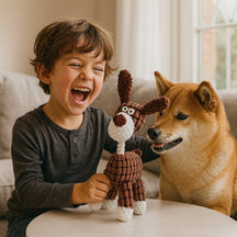 Brinquedo para cachorro corda animal com apito