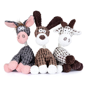 Brinquedo para cachorro corda animal com apito