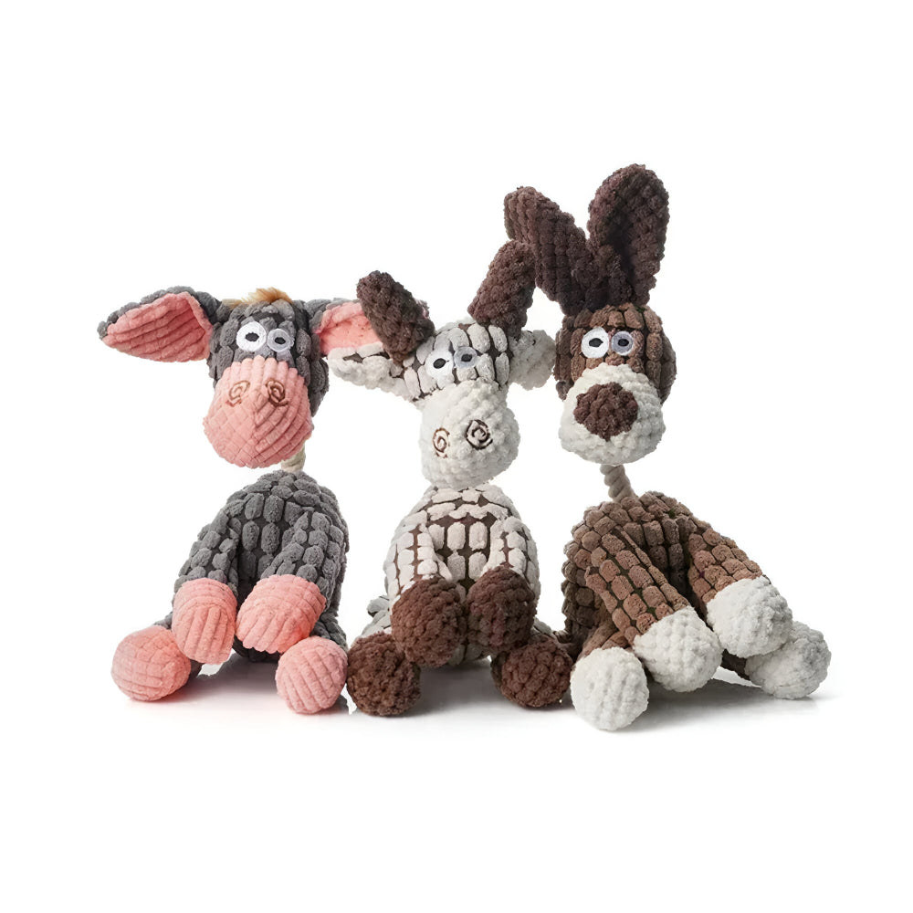 Brinquedo para cachorro corda animal com apito