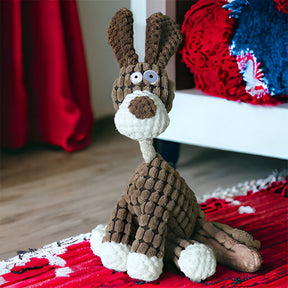 Brinquedo para cachorro corda animal com apito
