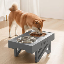 Comedouro Elevado e Ajustável para Cães e Pets