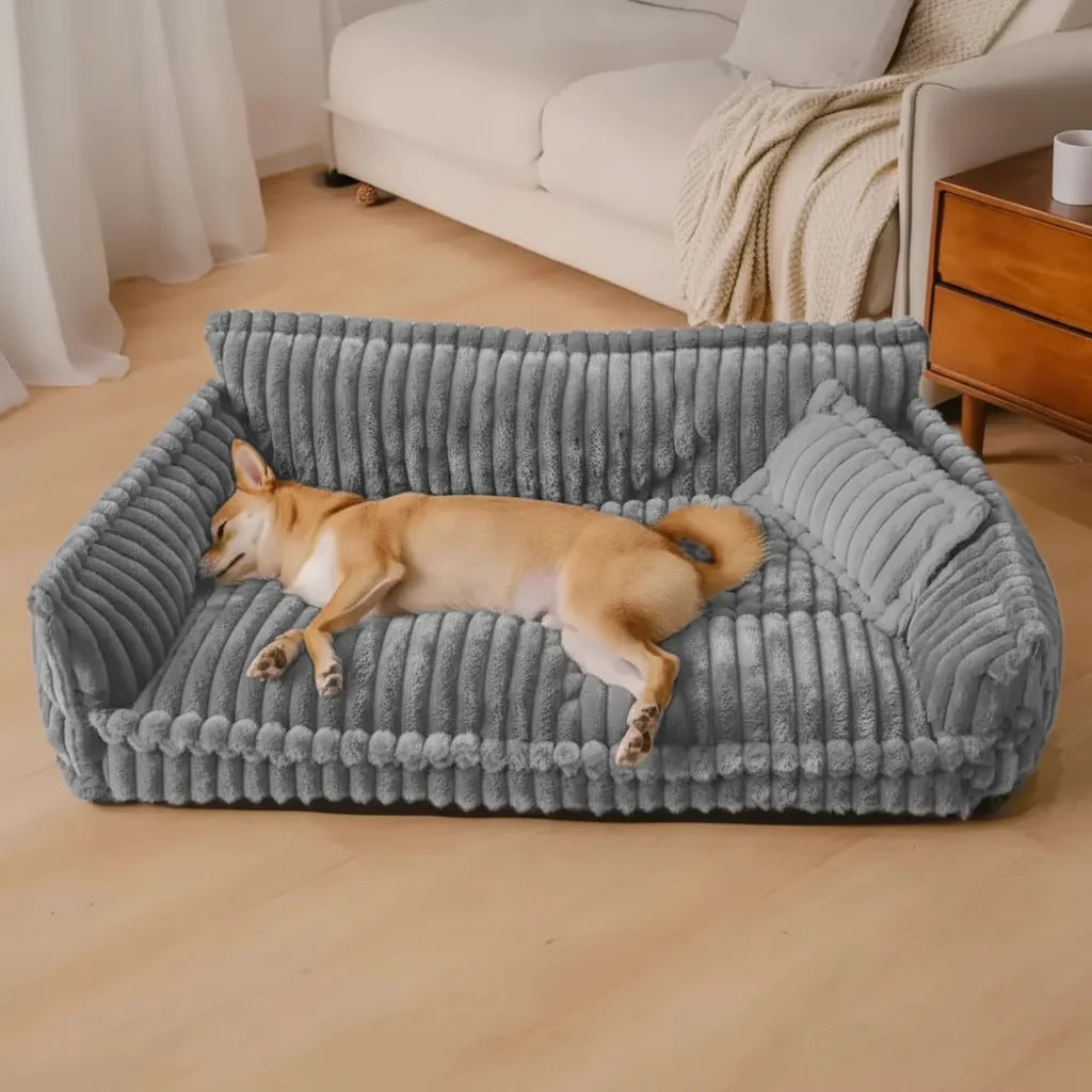 Cama de Cachorro Lavável Sofá para Cães Bordas Elevadas Cães Grandes