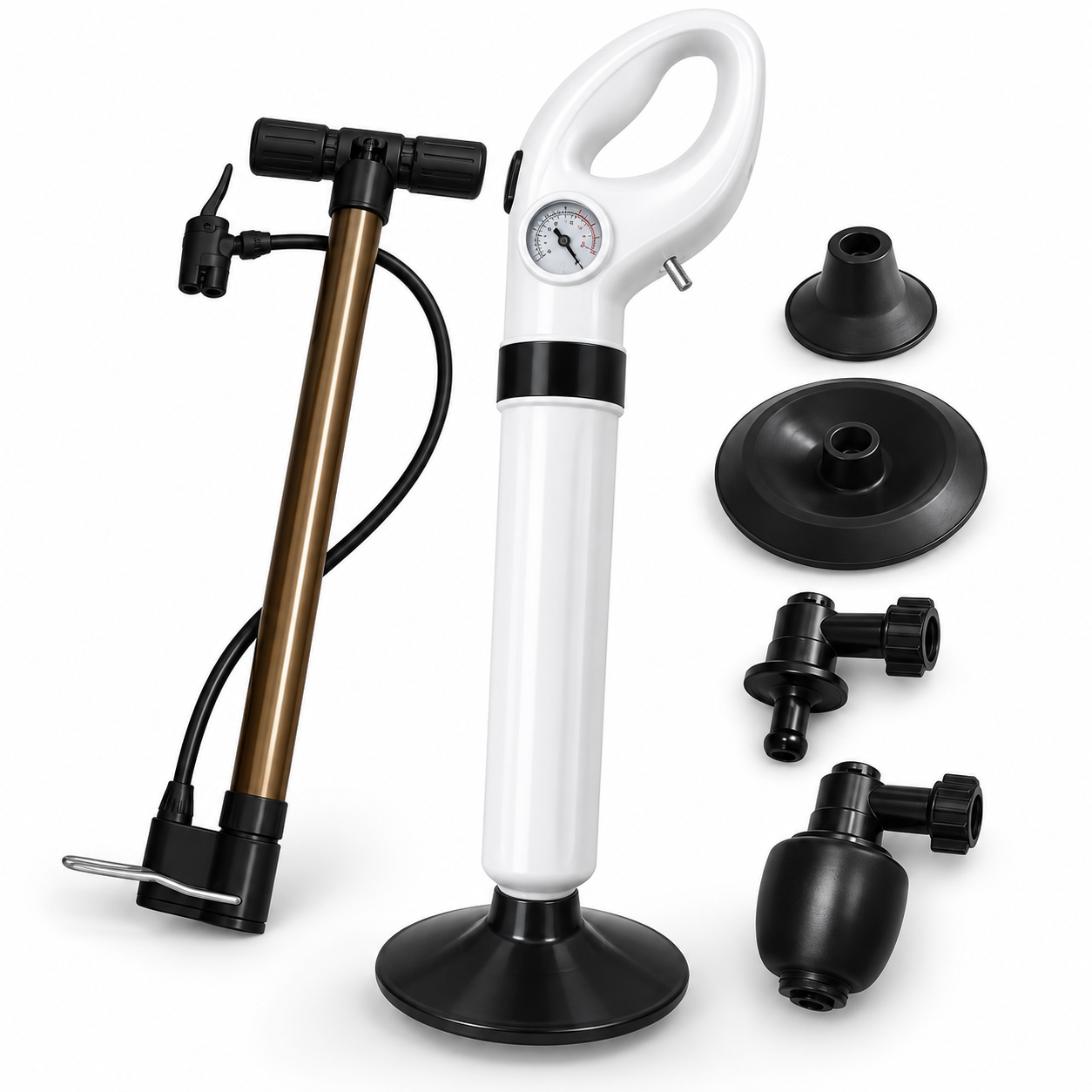 Kit de Ferramentas Desentupidoras com Sistema de Limpeza de Alta Pressão