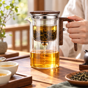 Bule de Infusão de Chá de Vidro Durável com Design de Precisão