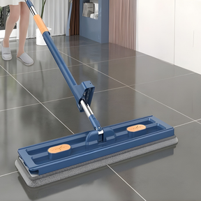 Mop Esfregão Flat de Microfibra com Spray e Cabo Longo para Limpeza