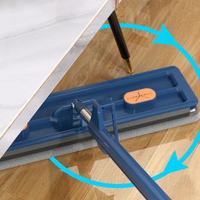 Mop Esfregão Flat de Microfibra com Spray e Cabo Longo para Limpeza